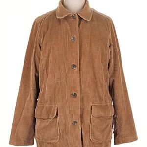 L.L. Bean Women's Brown Corduroy Utility Jacket